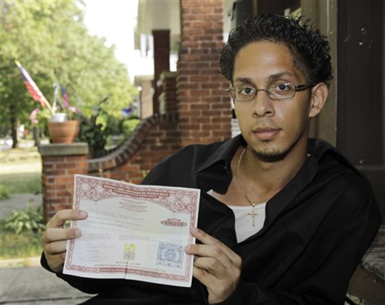 Ohio restricting Puerto Rican birth certificates